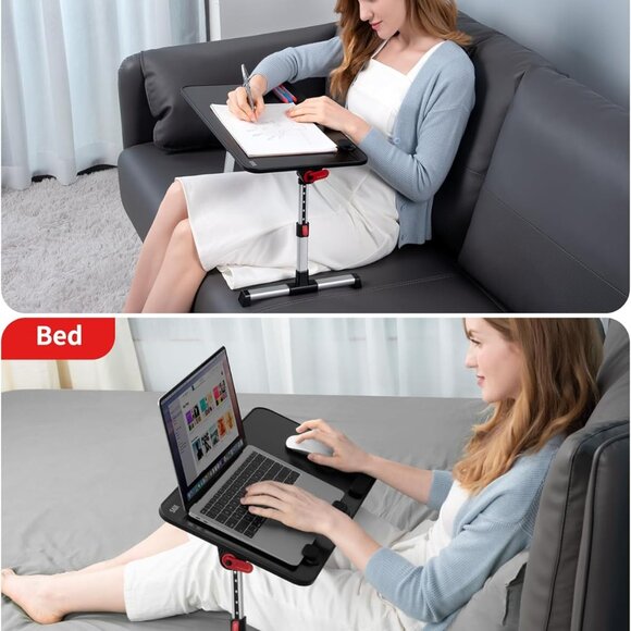 Laptop Desk Table, Adjustable Laptop Stand, Portable Lap Desks with Foldable Leg - Picture 6 of 6